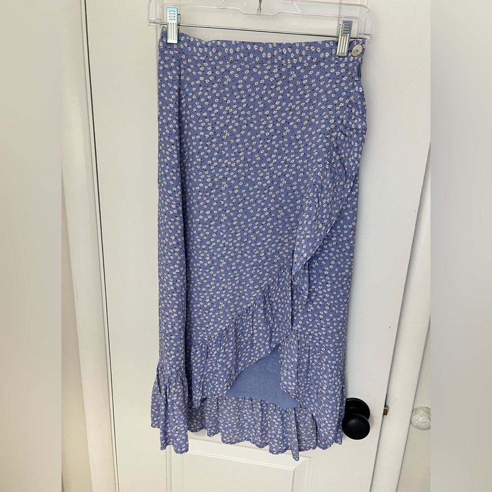 Rails | daisy floral wrap skirt